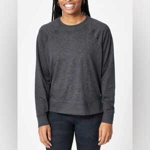 Vuori Women’s Halo Crewneck Charcoal Gray size L